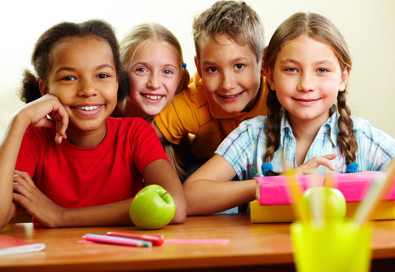 Children in a school setting