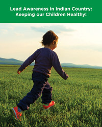 child running in a field