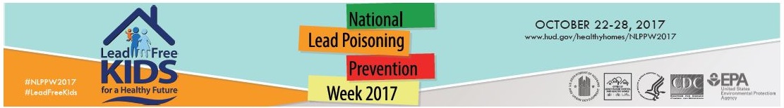 National Lead Poisoning Prevention Week 2017