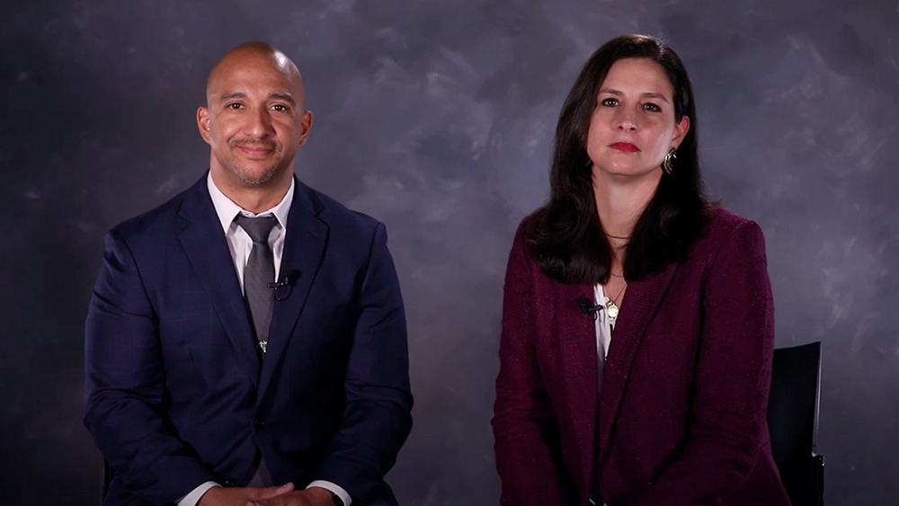 Grace Robiou, Director of the U.S. EPA's Office of Children's Health Protection, and Leith States, Chief Medical Officer to the Assistant Secretary of Health at the U.S. Department of Health and Human Services